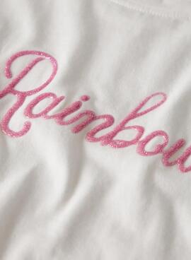 T-shirt Name It Dybba weiß für Mädchen