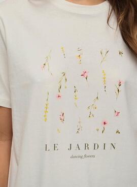 T-shirt Vila Sybil weiß für Damen.