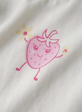 T-shirt Name It Flittaz in Weiß für Mädchen