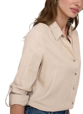 Bluse Only Goa beige für Frauen