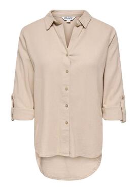 Bluse Only Goa beige für Frauen