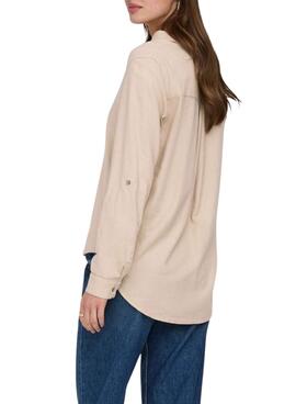 Bluse Only Goa beige für Frauen