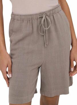 Bermuda-Shorts Only Siesta beige für Damen