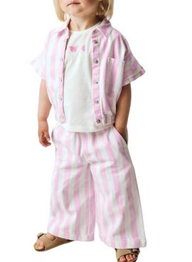 Bluse Name It Friba rosa für Mädchen