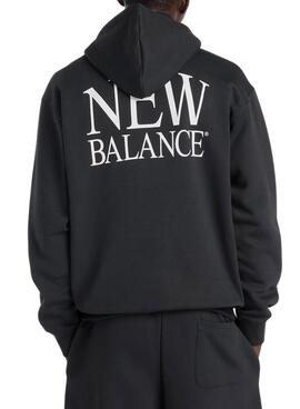 Sweatshirt New Balance Logo schwarz für Herren