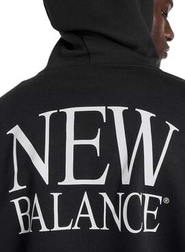 Sweatshirt New Balance Logo schwarz für Herren