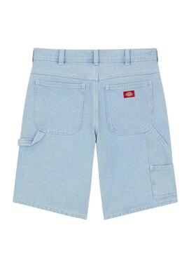 Bermudas Dickies Carpenter in hellem Denim für Herren.