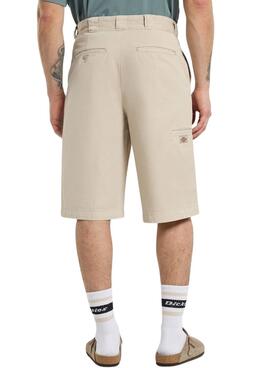 Bermudas Dickies 247 in Beige für Herren.