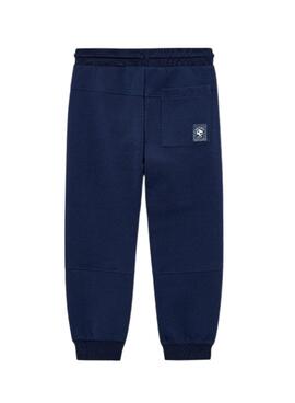 Jogger-Hose in Marineblau mit Reißverschlüssen für Jungen.