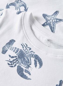 T-shirt Name It Mädchen bedruckt in Weiß für Mädchen