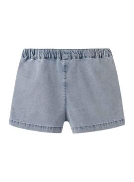 Kurze Jeansshorts Name It Bella Baggy in heller Waschung für Mädchen