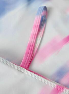 Bikini Name It mit blauem und rosa Muster für Mädchen.