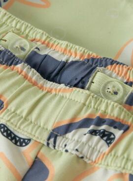 Badehose Name It Zice Limette für Jungen