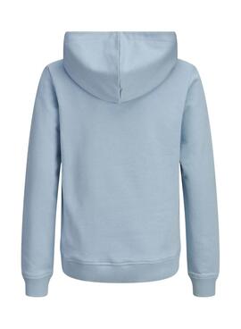 Hoodie Jack and Jones Rain in blau für Kinder.
