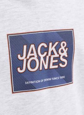 Sweatshirt Jack and Jones Rain grau für Jungen
