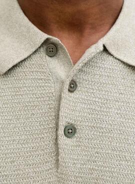 Strickpolo Jack and Jones Bluriley in Grün für Herren