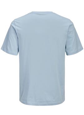 T-Shirt Jack and Jones Rain blau für Kinder.