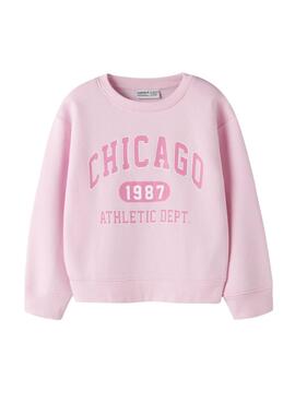 Kapuzenpullover Name It Fabia in Rosa für Mädchen