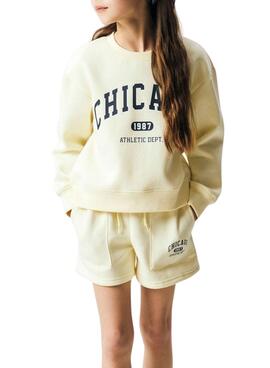 Sweatshirt Name It Fabia gelb für Mädchen