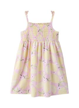 Kleid Name It Filuaz mit Zitronenmuster für Mädchen