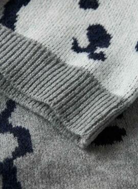 Name It Sauel grauer Pullover für Jungen