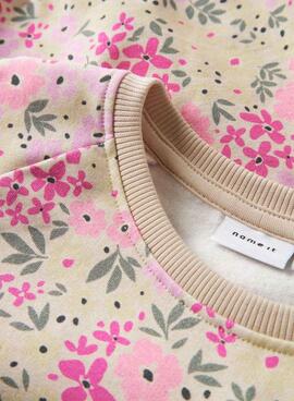 Kapuzenpullover Name It Dartia rosa für Mädchen