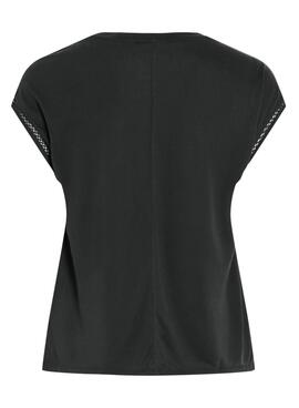 Damen-T-Shirt Vila Modal schwarz