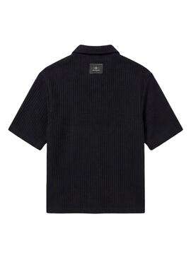 Schwarzes Project x Paris Waffelhemd für Herren.