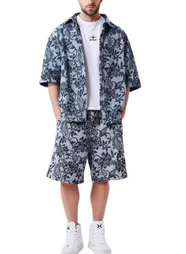 Hemd Project x Paris Jacquard blau für Herren.