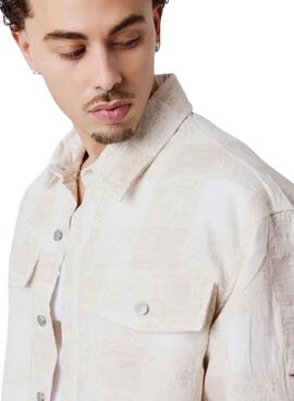 Hemd Project x Paris Jacquard beige für Herren