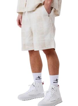 Bermudas Projekt x Paris Jacquard beige für Herren.