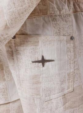 Bermudas Projekt x Paris Jacquard beige für Herren.