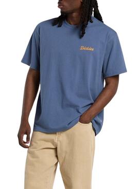 T-Shirt Dickies Wellsville blau für Herren