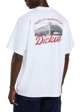 T-Shirt Dickies Wellsville weiß für Herren