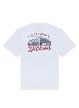 T-Shirt Dickies Wellsville weiß für Herren