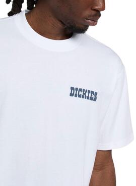 T-Shirt Dickies Plain City in Weiß für Herren.