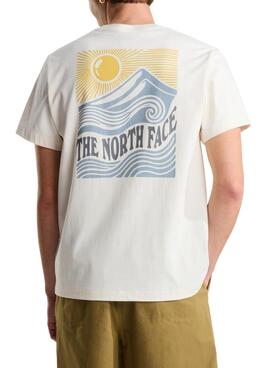 T-Shirt The North Face Mountain beige für Herren