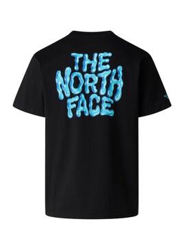 T-Shirt The North Face Drip Logo schwarz für Herren