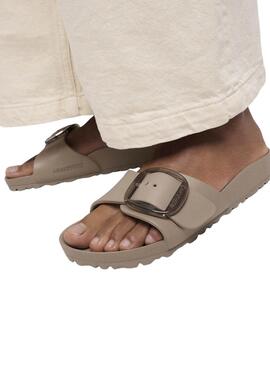 Birkenstock Madrid Eva Damen Sandalen in Beige.