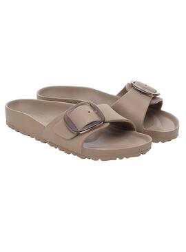 Birkenstock Madrid Eva Damen Sandalen in Beige.