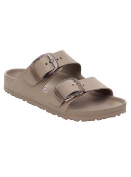 Sandalen Birkenstock Arizona Big Buckle Eva beige für Damen