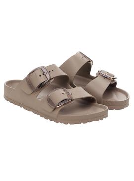 Sandalen Birkenstock Arizona Big Buckle Eva beige für Damen