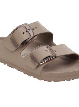 Sandalen Birkenstock Arizona Big Buckle Eva beige für Damen