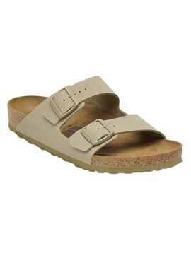 Birkenstock Arizona Sandalen in Grün für Damen.