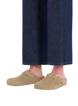 Clogs Birkenstock Boston Grün