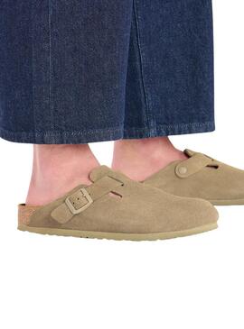 Clogs Birkenstock Boston Grün