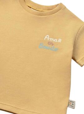 T-shirt Mayoral mit Senf Nachricht für Baby.