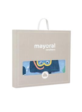 Baby-Mantel Mayoral in blauem Unterwasser-Design
