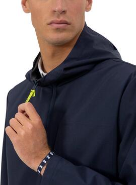 Parka Der wasserdichte blaue Pulpo Mantel für Herren.