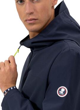 Parka Der wasserdichte blaue Pulpo Mantel für Herren.